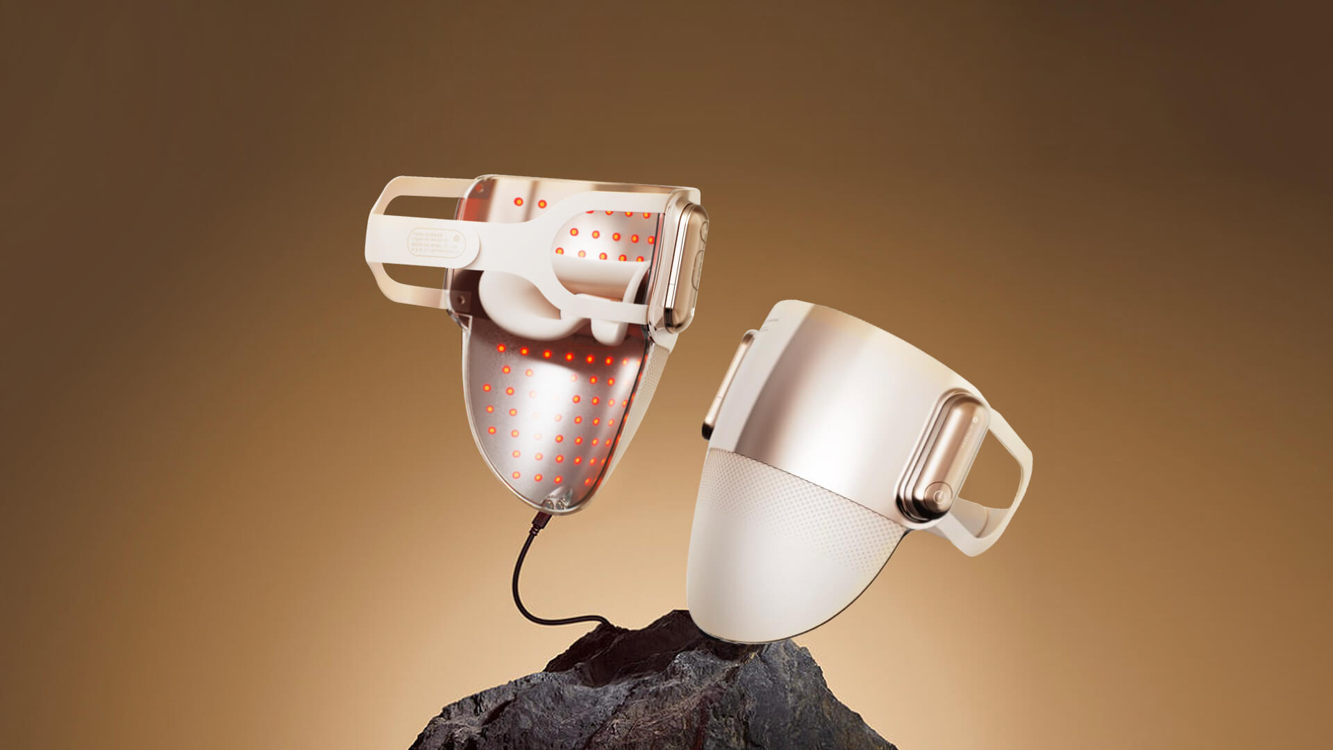 光子美容面罩背景图片